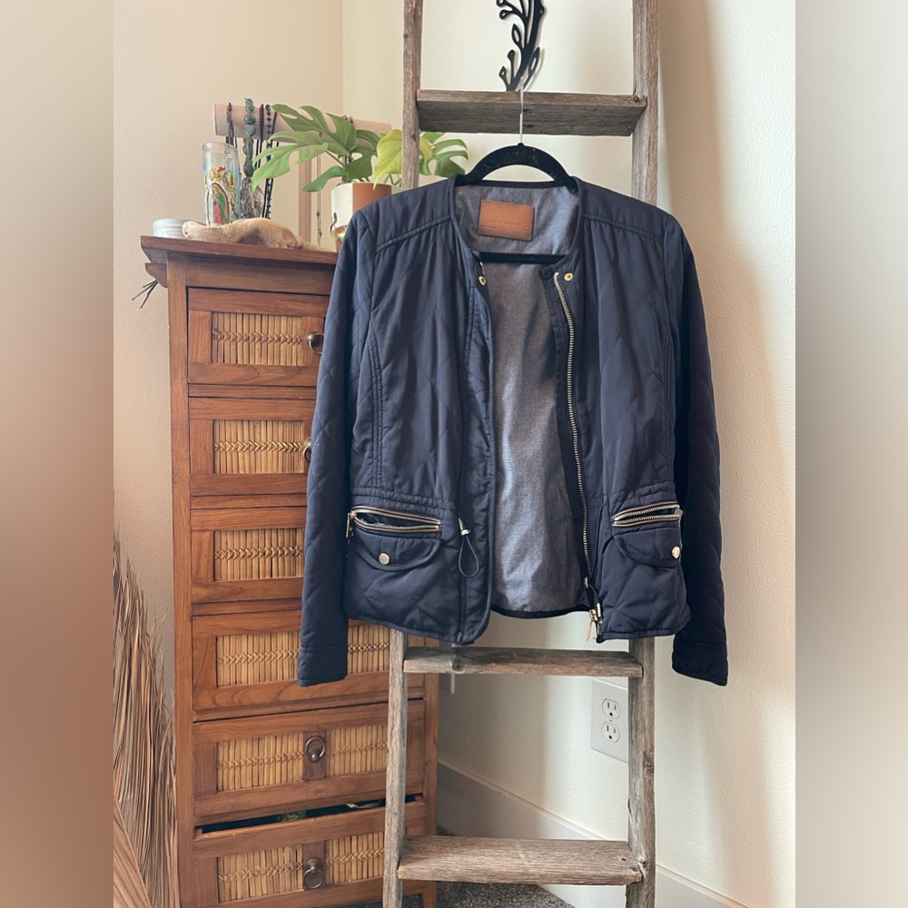 Navy blue Zara Women’s Jacket